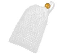 Ipetboom Sac à Savon Exfoliant Maille Nylon Portable pour Filet Moussant Léger et Rangement Pratique pour Savon et Articles de Toilette Voyage Salle de Bain Couleur Couleur Aléatoire