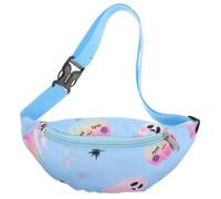 Ipetboom Sac Banane Garçon Fille Ajustable et Léger Mini Sac Banane Cartoon pour Fille Ceinture de Voyage et Activités Extérieures pour Tout-petit Croisé Multifonction Bleu