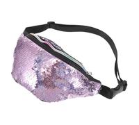 Ipetboom Sac Banane Sirène Paillettes Multicolores Polyester PU et Résistant Sac Sport Femme Porté Épaule ou Croisé Design Mode Européen pour Soirées et Usage Quotidien