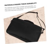 Ipetboom Sac Bandoulière Étanche Oxford pour Hautbois Portable et Résistant avec Capacité Spacieuse et Poche Avant pour Accessoires Sac Instrument de Musique Noir