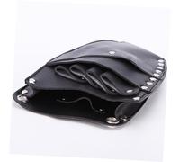 Ipetboom Sac Ceinture Multifonction pour Coiffeur Pochette Réglable pour Ciseaux Peignes et Accessoires de Coiffure Noir