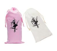 Ipetboom Sac de Rangement pour Chaussures de Danse Pochette à Cordon Organisateur pour Ballet Voyage Entraînement