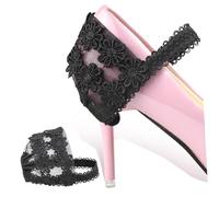 Ipetboom Sangles Élastiques Lâche pour Talons Maintien Invisible pour Chaussures Confort Ajustable et Protection Glissement
