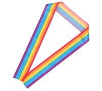 Ipetboom Sash de Fierté Arc Ciel Accessoire de Fête pour Événements LGBT Écharpe Colorée à Porter pour Célébrations