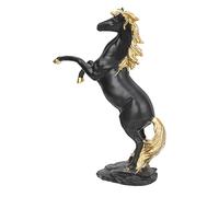 Ipetboom Sculpture Décorative Cheval Résine Figurine Cheval Debout pour Décoration Maison Restaurant ou Bureau Décor Moderne et Élégant Idée Originale pour Amateurs de Chevaux