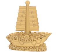 Ipetboom Sculpture Voilier Moderne Alliage Doré pour Décor Nautique et Accessoire de Festival Figurine Feng Shui Chance et Succès pour Bureau et Maison Symbole Inspiration Progrès