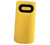 Ipetboom Seau Pliable pour Bain de Pieds Portable 16l Grand Format en Plastique Solide Jaune Citron pour Usage Domestique et Voyage Pratique et Léger