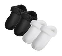 Ipetboom Semelles Chaudes pour Chaussures Femme et Homme Doublure en Eva Peluche Amovible Trouée Hiver Chauffe-pieds Confortables 2 Paires Tailles 38-39 et 42-43 pour Bottes et Sabots