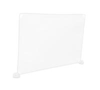 Ipetboom Séparateur de Bureau Transparent avec Fixations Pare-éternuements Léger et Stable pour Protection et Isolation Milieu Public