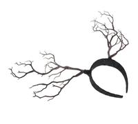 Ipetboom Serrage-Tête Cornes de Cerf de Branche Marron Accessoire pour Cheveux de Noël Femme Décoration Coiffure Festive Taille Unique Flexible pour Fête et Cosplay