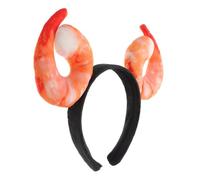 Ipetboom Serrage-tête Crevette Fantaisie Duo, Taille Unique, Léger Et Confortable, Accessoires De Photomaton Pour Fêtes, Cosplay Et Séances Photo, Couvre-chefs Amusants Pour Halloween Et Carnaval