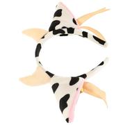 Ipetboom Serre- Peluche Style Vache Avec Clochette Et Bandeau Décoration Pour Spectacle Fête