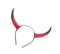 Ipetboom Serre-tête Corne Diable pour Cheveux Accessoire de Fête Halloween Bandeau à Cornes pour Cosplay