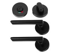 Ipetboom Serrure de Porte Wc avec Indicateur Rouge Vert Verrou de Cabine Sanitaire Alliage de Zinc Robuste pour Toilettes Publiques et Bureaux Assurance Confidentialité Maximale