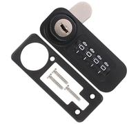 Ipetboom Serrure Mécanique à Combinaison 4 Chiffres Serrure pour Porte D’Armoire en Bois Côté Gauche Loquet de Porte sans Clé pour Casiers et Placards Sécurité Renforcée Usage