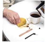 Ipetboom Set de Brosses de Nettoyage pour Machine à Café Espresso Kit Multifonction avec Brosse pour Moulin et Outil Cuillère Compact et Portable pour Entretien Complet