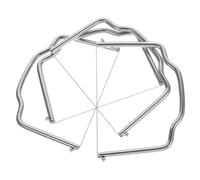 Ipetboom Set de Découpe-fromage Fil Acier Inoxydable Trancheuse Multifonctionnelle pour Fromages à Pâte Molle et Dure Lame Fine pour Cuisine