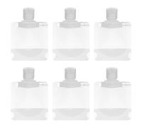 Ipetboom Set de Pochettes Cosmétiques Rechargeables Étanches Sacs Portables pour Shampooing Lotion et Gel Trousse Toilette Voyage Pratique et