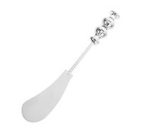 Ipetboom Spatule à Fromage et Beurre Acier Inoxydable Design Perlé Ustensile Ménager pour Tartiner Beurre Fromage et Confiture Facile à Nettoyer