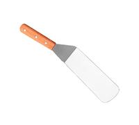 Ipetboom Spatule à Steak Et Poisson Acier Inoxydable Avec Manche Bois Ergonomique Antidérapant Pour Barbecue Et Cuisine Surface Lisse Sans Rayure Pour Crêpes Œufs Et Viande Grillée