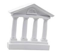 Ipetboom Statue de Temple Grec Résine Sculptée Modèle Architectural Antique Décoration Intérieure Vintage