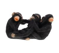Ipetboom Statuette De Singe Résine Décoration Intérieure Ornements pour Salon Bureau Ou Étagère Figurine Animal Décorative