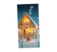 Ipetboom Sticker Mural de Noël 3D Imperméable et Amovible en PVC Décoration Festive pour Porte Autocollants Décoratifs pour Surface Lisse Kit de 1 Lot pour Intérieur et Vitrine Thème