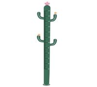 Ipetboom Sticker Mural Toise Garçon Fille Détachable Cactus Vert Autocollant Mesureur Pour Chambre Décoration Sans Odeur Adapté Garçons Et Filles
