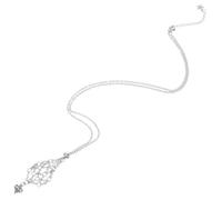 Ipetboom Style D'amour En Cristal Penseur Cage Collier Porte-pierre Porte-bijoux Détenteur Des Cristaux Titulaire De Cristal Pendentif Alliage