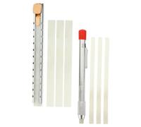 Ipetboom Stylo de Marquage Stéatite Naturel avec Porte-crayon Craie de Remplacement pour Soudure Léger et Compact Outil Précis pour Acier et Métal