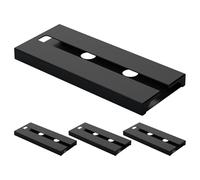 Ipetboom Support à Verres à Pied Suspendu Lot de 4 en Plastique, Porte-Verres sans Perçage pour Rangement Verres Vin, Adapté au Stockage Commercial et Usage Domestique Réutilisable