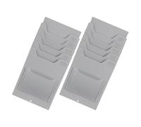 Ipetboom Support de Carte Métallique Minimaliste 2pcs pour Cartes ID et Cartes de Visite Adapté à l’Organisation en Hôtel et Bureau