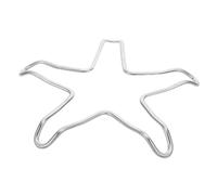 Ipetboom Support de Cuisinière à Acier Inoxydable Étoile Rack pour Petites Casseroles Poêles Accessoire de Cuisine pour Maison Cuisine