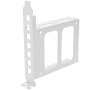 Ipetboom Support de Disque Dur 2,5 Métallique Blanc, Rack Pci pour Panneau Arrière, Plateau Adaptateur Compatible Disque Mécanique et Ssd, Fixation Robuste pour Boîtier Pc, Dissipation