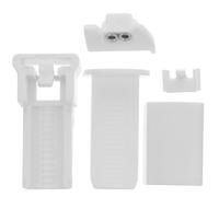 Ipetboom Support de Réparation pour Stores Plissés, Pièces en Plastique Légères, Lot Bouchons de Rail Gauche et Droit, Accessoire Solide sans Perçage, pour Stores Plissés Intérieurs