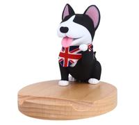 Ipetboom Support de Téléphone Portable en Bois Couleur Ébène Support de Bureau pour Smartphone Accessoire Décoratif et Pratique pour Usage Mains Occupées