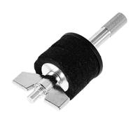 Ipetboom Support Empileur de Cymbales en Métal Noir Court Accessoire de Montage Double Couche pour Batterie Compatible Stand Charleston Outil Professionnel pour Percussion