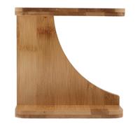 Ipetboom Support en Corne de Bœuf Viking en Bois Massif, Porte-corne Rustique pour Coupe à Bière Médiévale, Support Stable pour Cornes à Boire, Décoration Maison et Fête, Présentoir