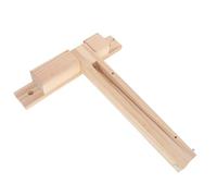 Ipetboom Support Mural Pliable en Bois Couleur Noyer, Pied D'applique Murale Robuste pour Lampe Suspendue, Compatible Bureau et Chambre, Économiseur D’espace, Installation Facile, Design