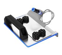 Ipetboom Support pour Meuleuse d'Angle 100 Type Acier Robuste Chanfreinage Précis à 45° Base Stable pour Coupe Carrelage Accessoire Professionnel pour Travaux Industriels