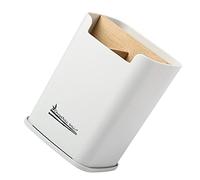 Ipetboom Support Ustensiles de Cuisine Multifonction et PP avec Plateau Égouttoir Organisateur Panier à Couverts pour et Rangement Comptoir et Pratique Blanc