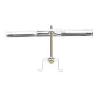 Ipetboom Supports de Fixation pour Luminaires de Plafond Ajustables 10-20 CM Connecteurs pour Bandes LED Plaque en Métal Robuste Kit 1 Pièce pour Installation Stable en Bureau et