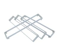 Ipetboom Système de 4 Pousseurs Automatiques de Boissons en Métal 400 CM pour Présentoir de Supermarché Organiseur Coulissant de Rayonnage Distributeur Optimisé pour Commerce de Détail