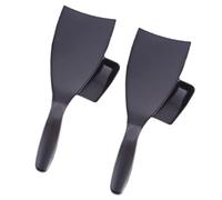 Ipetboom Tableau de Teinture Capillaire en ABS Noir 2 Pièces de Salon Récipient pour Crème de Teinture, Planche Pratique pour Balayage à Domicile et Usage Professionnel