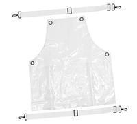 Ipetboom Tablier De Coiffeur Pour Femme Transparent Dans Le Tablier De Coiffeur Transparent En Tpu Blanc