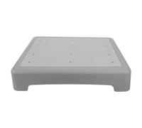 Ipetboom Tabouret de Antidérapant Gris Plateforme Large 44x34x9,5 Cm, Marchepied pour Personnes Âgées et Garçon et Filles, Rehausseur de Marche Sécurisé pour Salle de Bain et Prévention