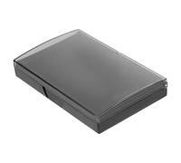 Ipetboom Tampon Encreur Noir Moyen 138x86 Mm Coffret Plastique Robuste, Multi-usage pour Calligraphie, Peinture DIY et Loisirs Créatifs, Accessoire Pratique pour Fournitures de Bureau