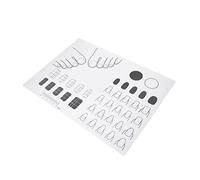 Ipetboom Tapis Pour Ongles Acryliques Tapis Pour Manucure Acrylique Pratique Pour Apprendre Les Techniques De Nail Art