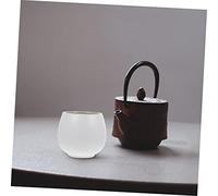 Ipetboom Tasse à Thé Céramique Blanche Multipurpose Grand Format Design Classique et Chic Tasse Lisse Bavure pour Maison Bureau et