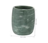 Ipetboom Tasse à Thé Cristal Naturel Brut Design Droit Élégant Résistance et Entretien Faciles pour Maison et Bureau Mug Eau Unique
